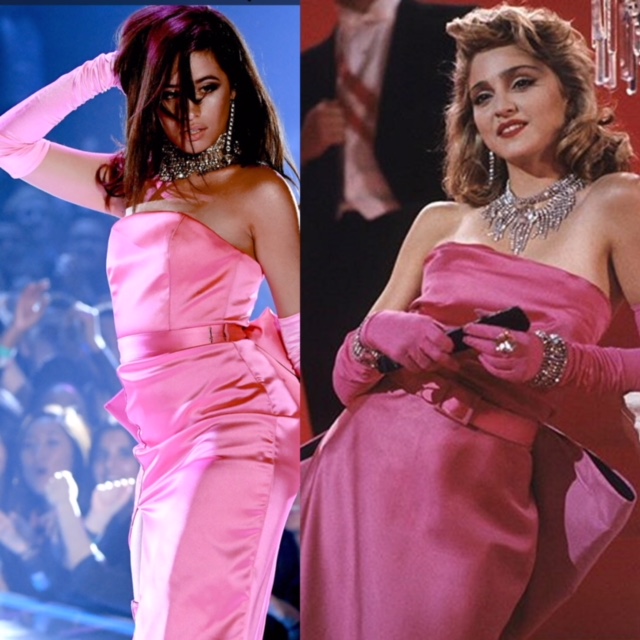 Girl Dress up for grabs Marilyn Monroe's pink dress - Wikipedia Madonn...